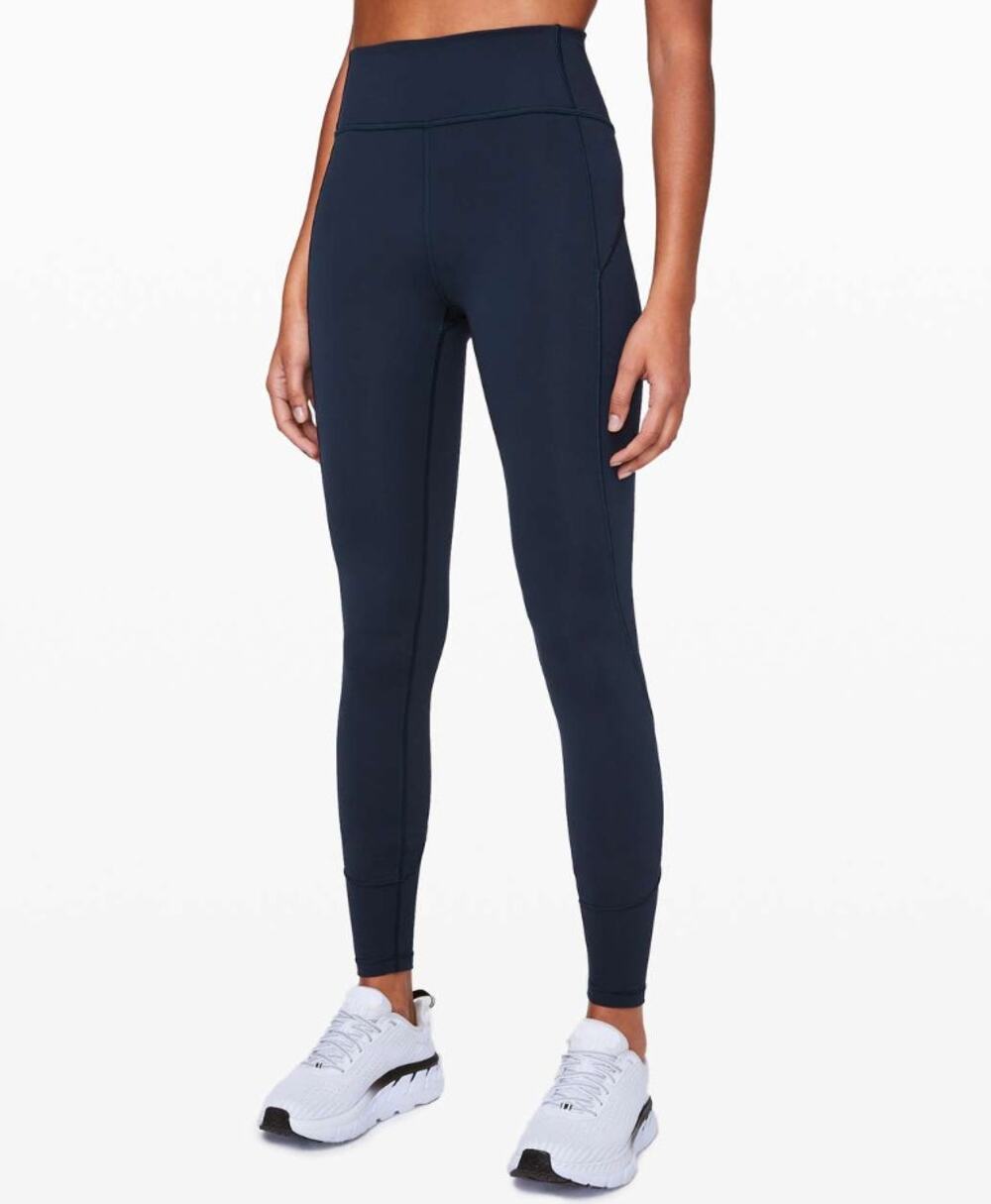 Lululemon In Movement Tight 28" *Everlux True Navy Size 8